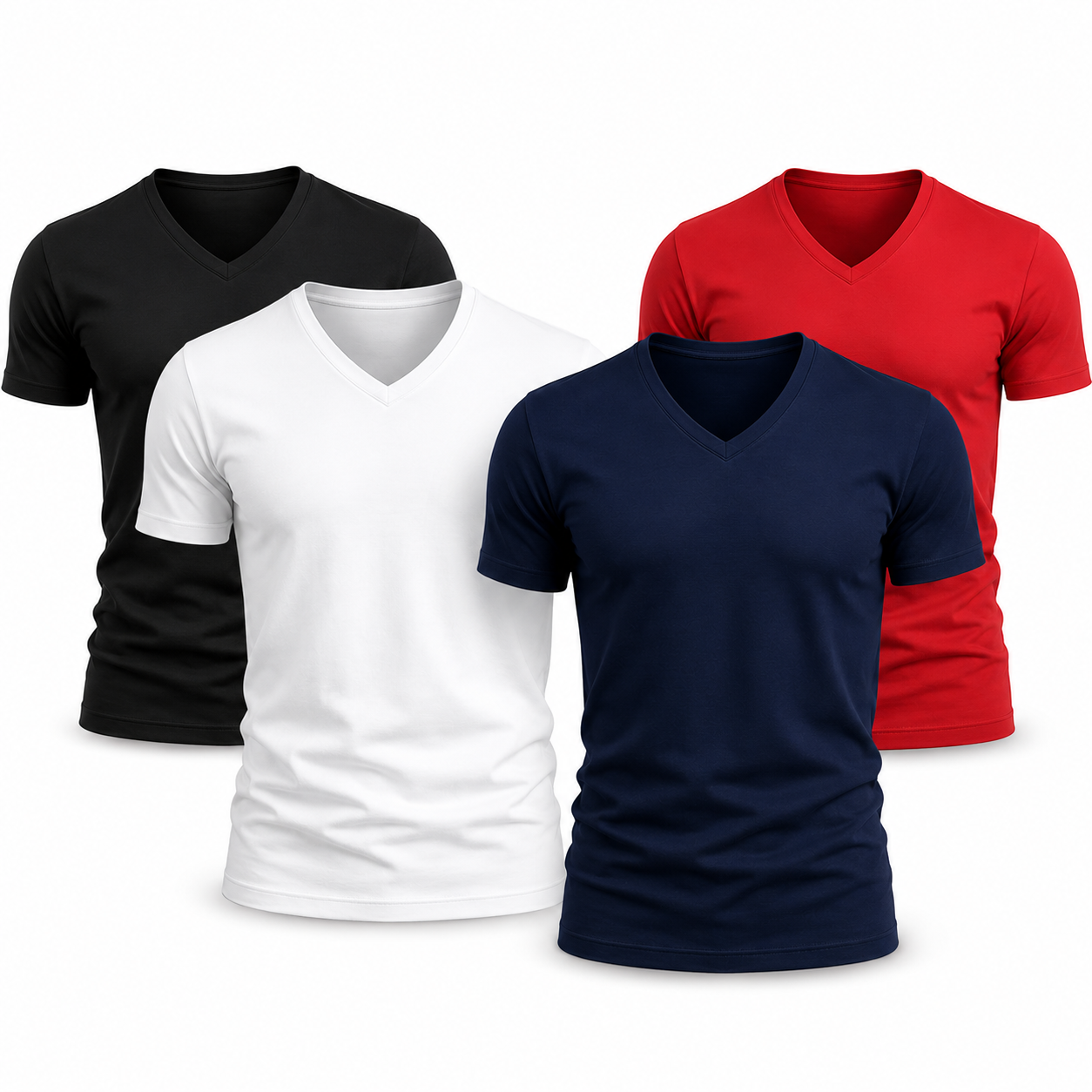 Polo en algodón RX 20/1 cuello V